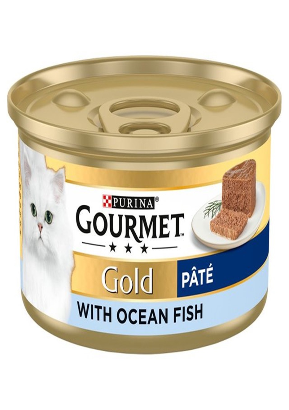 کنسرو پته گربه گورمت گلد طعم ماهی 85 گرمی | Gourmet Gold Fish Cat