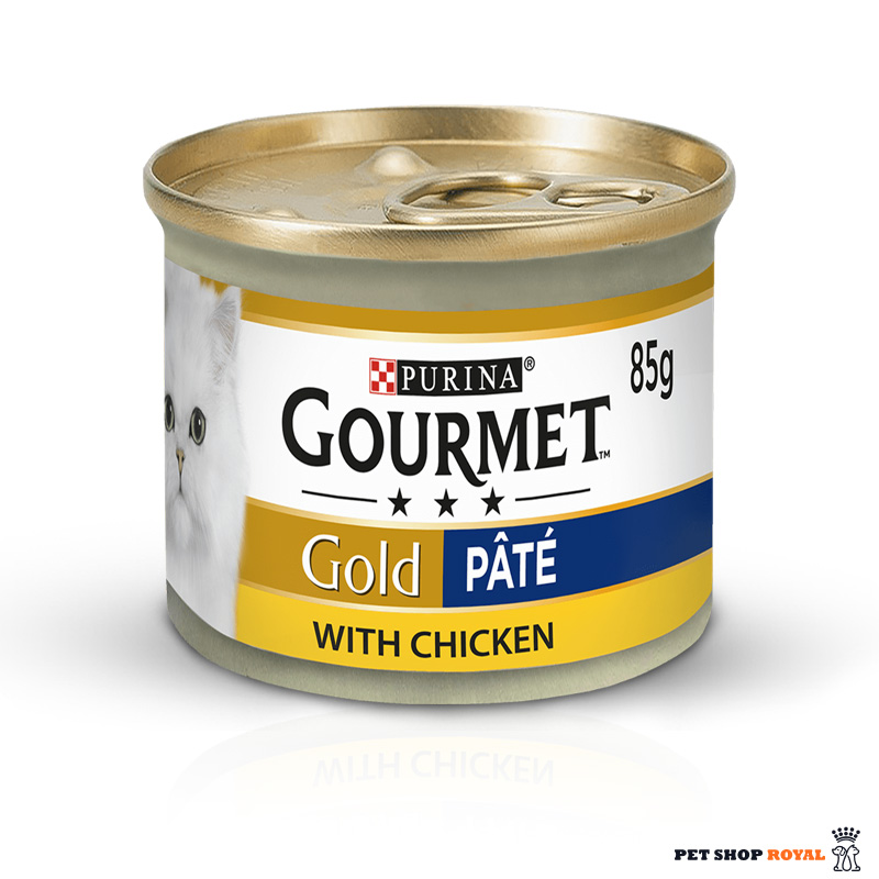 کنسرو پته گربه گورمت گلد طعم مرغ 85 گرمی | Gourmet Gold Chicken Cat